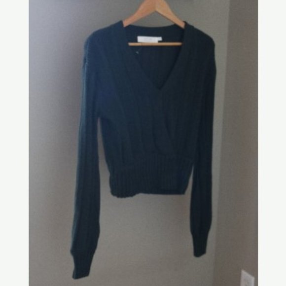 Astr Sweaters - ASTR The Label Evie Surplice Wrap Knit Sweater